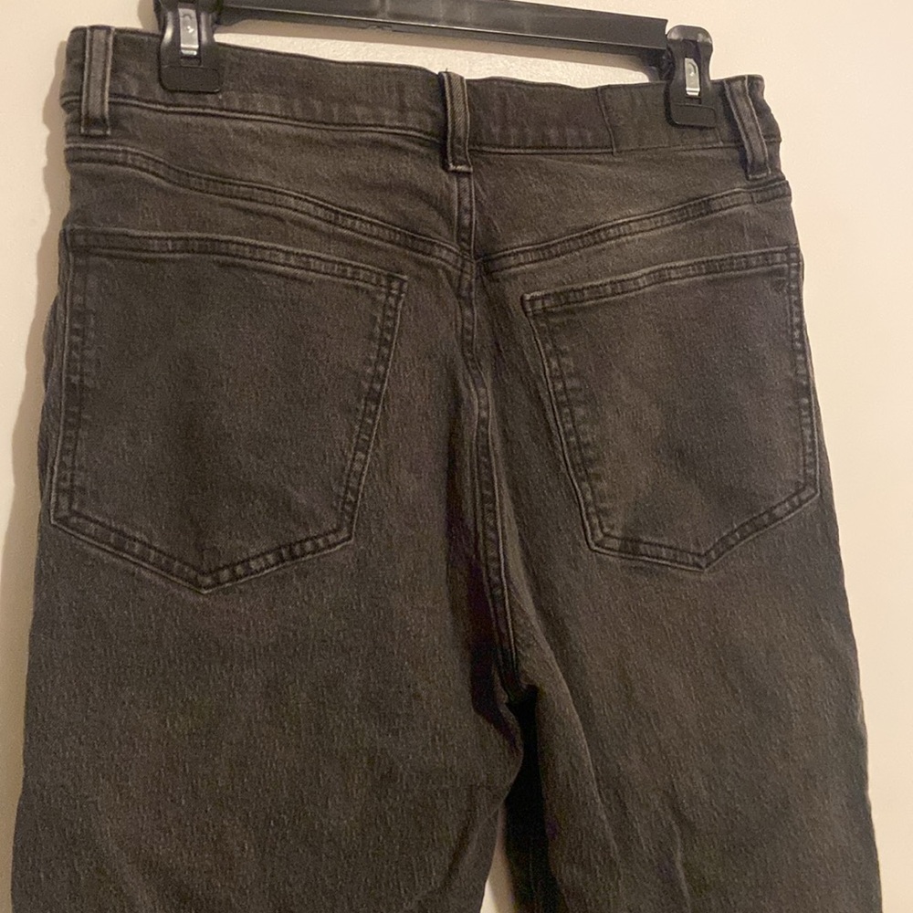 Madewell Charcoal 90s Straight Leg Jeans - Picture 7 of 10